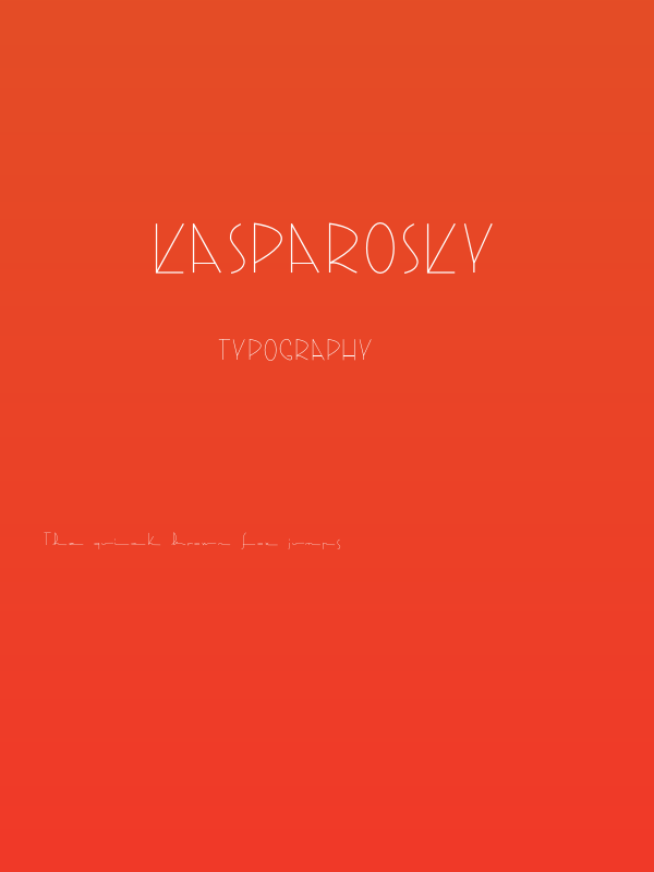 Kasparosky Poster