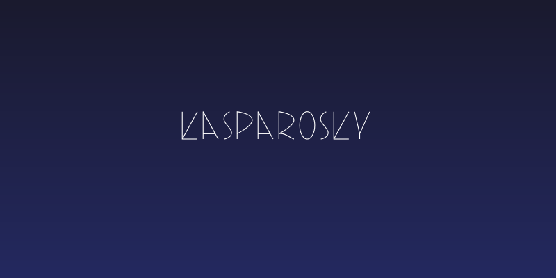 Kasparosky Social Header