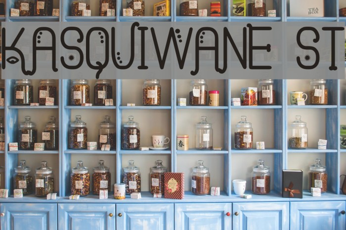 Kasquiwane St Font examples