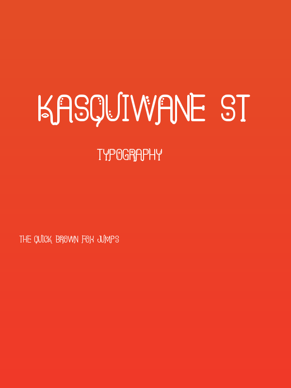 Kasquiwane St Poster