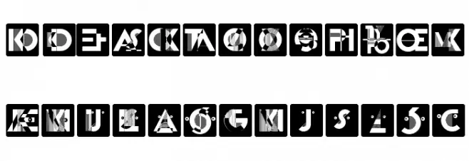 KassandrasMonogramme خط أحرف كبيرة