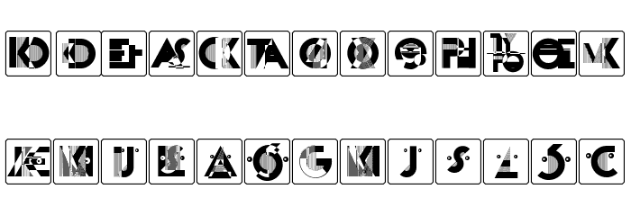 KassandrasMonogramme Font LOWERCASE