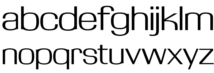 KasseFLF Schriftart Kleinbuchstaben