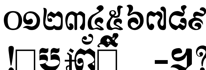 Kasskeo New Font OTHER CHARS