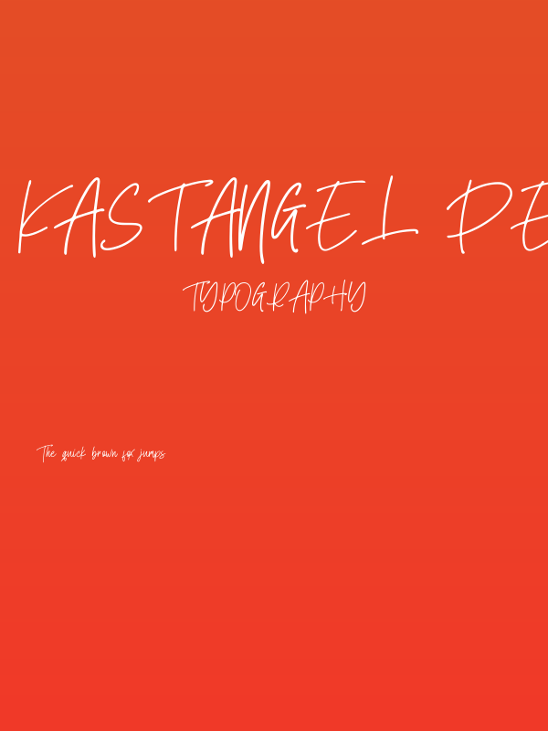 Kastangel Demo Poster