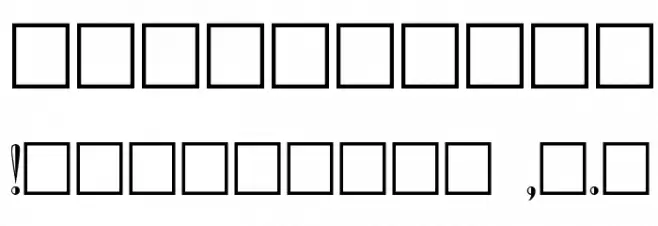 Kaste Font OTHER CHARS