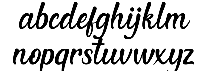 Kastella Font LOWERCASE