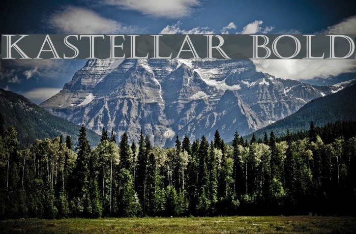 Kastellar Bold Example 2