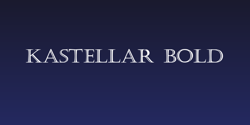 Kastellar Bold Social Header