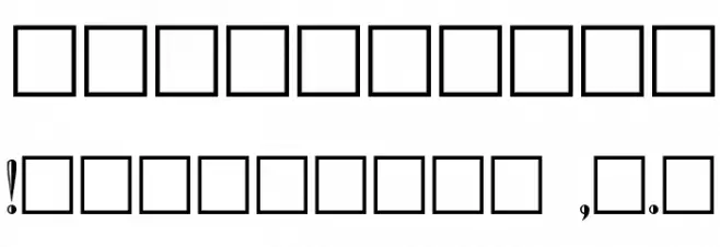 Kastellar Regular Font OTHER CHARS