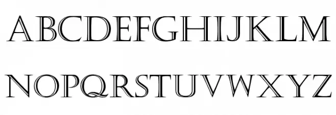 Kastellar Regular Schriftart Groß