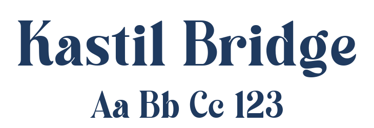 Kastil Bridge Font Preview