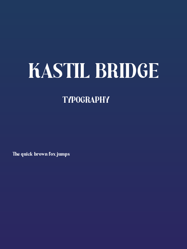 Kastil Bridge Poster
