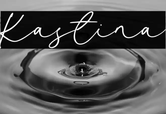 Kastina Font examples