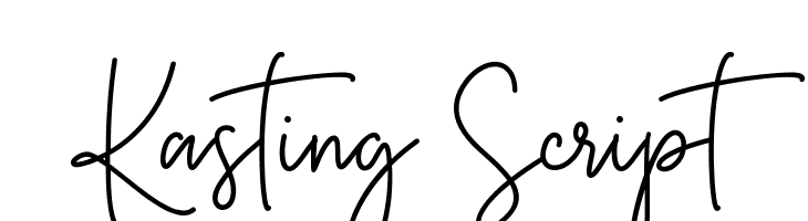 Kasting Script  免费字体下载