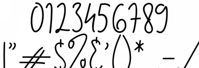 Kasting Script Font OTHER CHARS
