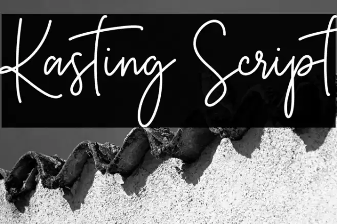 Kasting Script Font examples