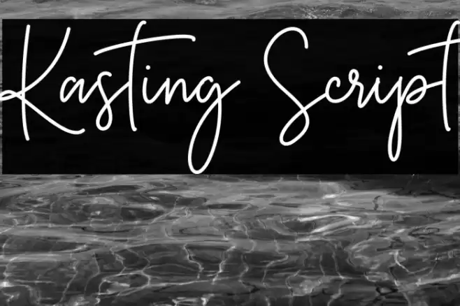 Kasting Script Font examples