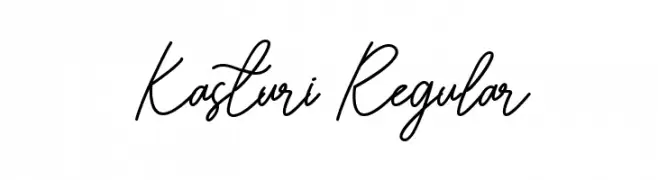 Kasturi Regular 字体