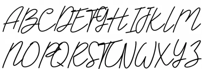 Kasturi Regular 字体 大写