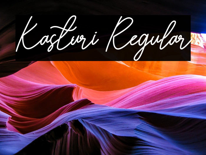 Kasturi Regular Example 1