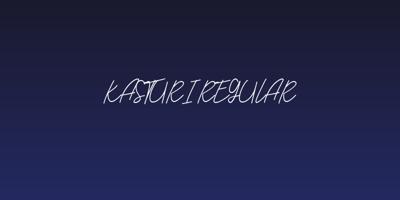 Kasturi Regular Social Header