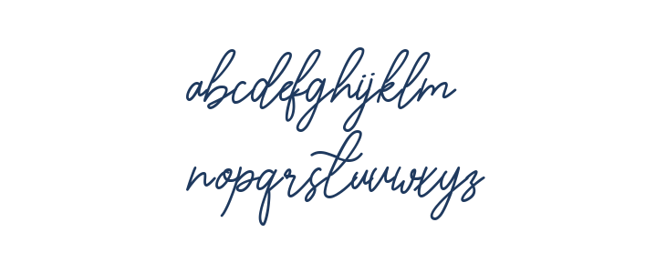 Kasturi Regular Lowercase