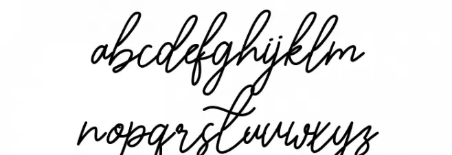 Kasturi Regular 字体 小写