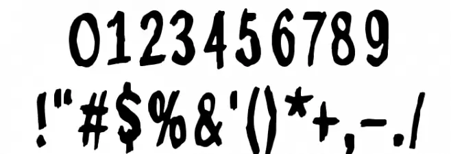 Kasuaari kirjastossa Font OTHER CHARS