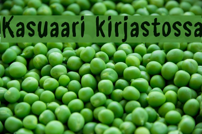 Kasuaari kirjastossa Example 1