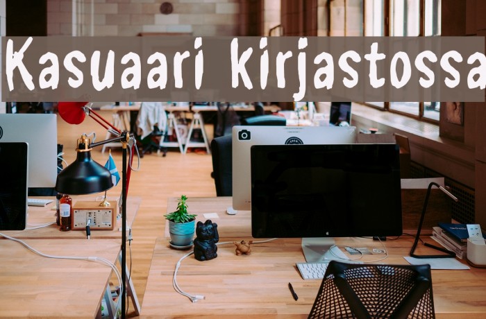 Kasuaari kirjastossa Example 3