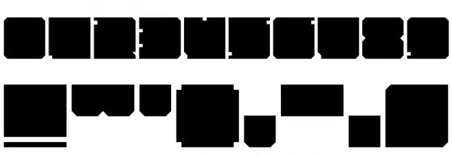 Kasual Bloks Regular Font OTHER CHARS