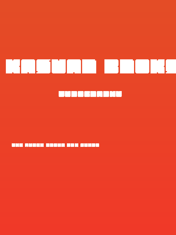 Kasual Bloks Regular Poster