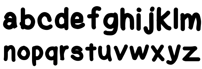 Kasuki Hand Bold Polices MINUSCULES
