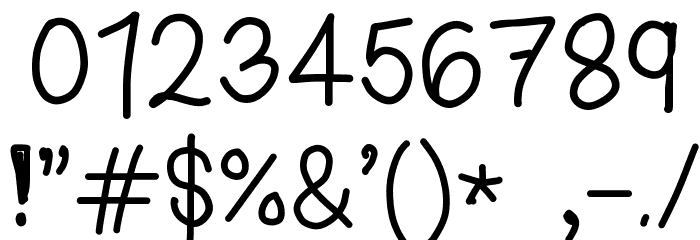 Kasuki Hand Light Font OTHER CHARS