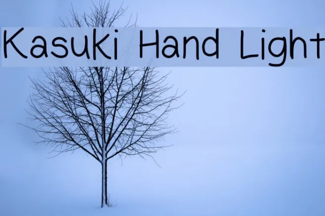 Kasuki Hand Light Example 2