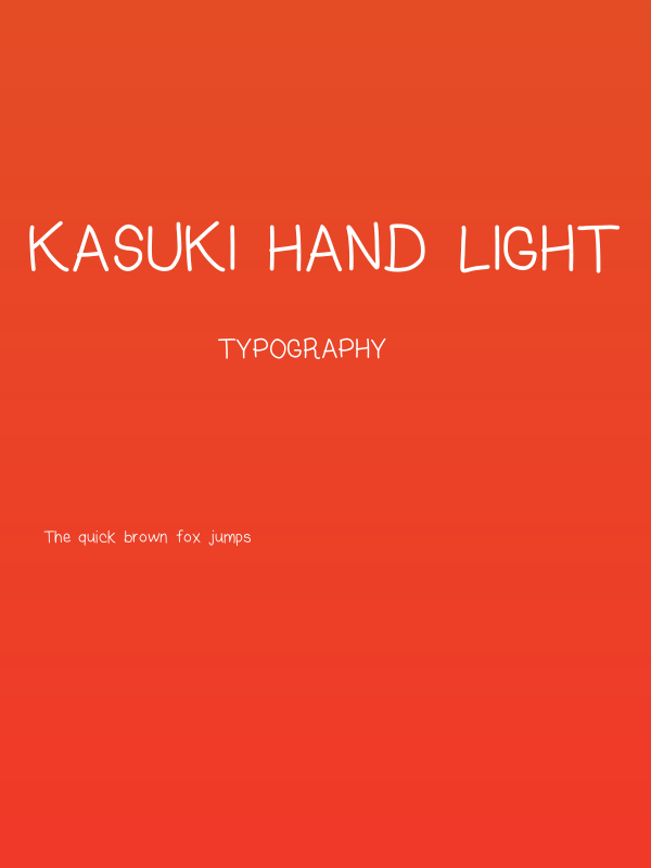 Kasuki Hand Light Poster