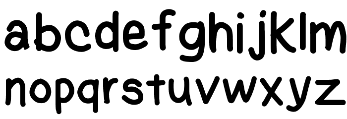 Kasuki Hand Normal Font LOWERCASE