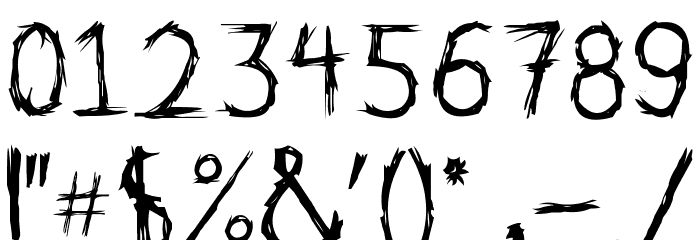 Kat Skratch Font OTHER CHARS