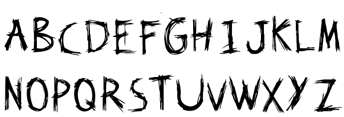 Kat Skratch Font LOWERCASE