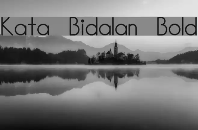 Kata Bidalan Bold Font examples