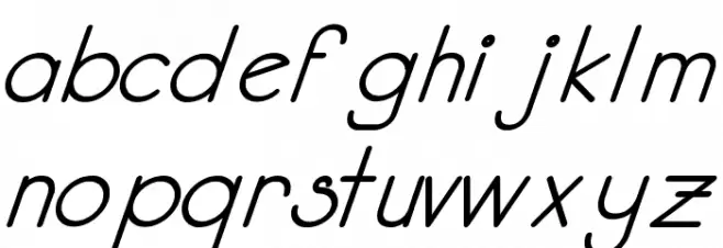 Kata Bidalan Italic Bold फ़ॉन्ट लोअरकेस
