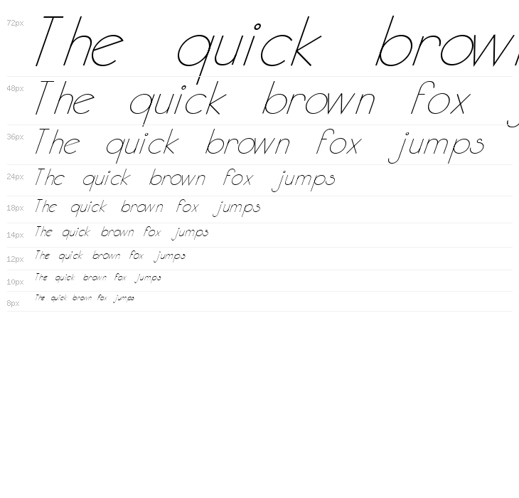 Kata Bidalan Italic Waterfall