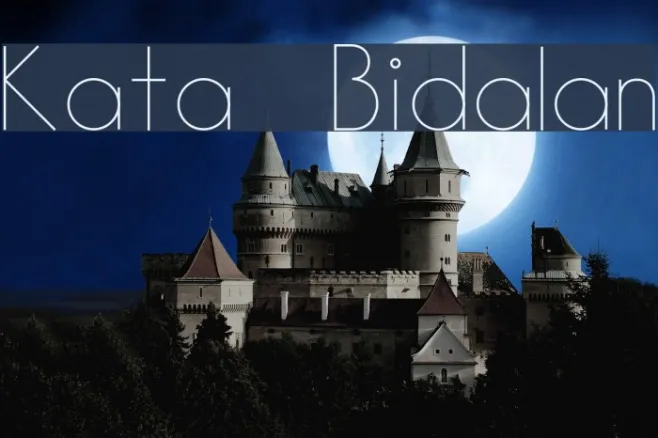 Kata Bidalan Example 1