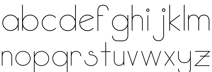 Kata Bidalan Font LOWERCASE