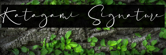 Katagami Signature Example 2