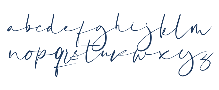 Katagami Signature Lowercase