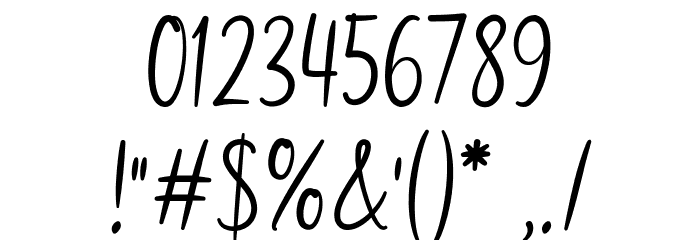 Katagiri Font OTHER CHARS