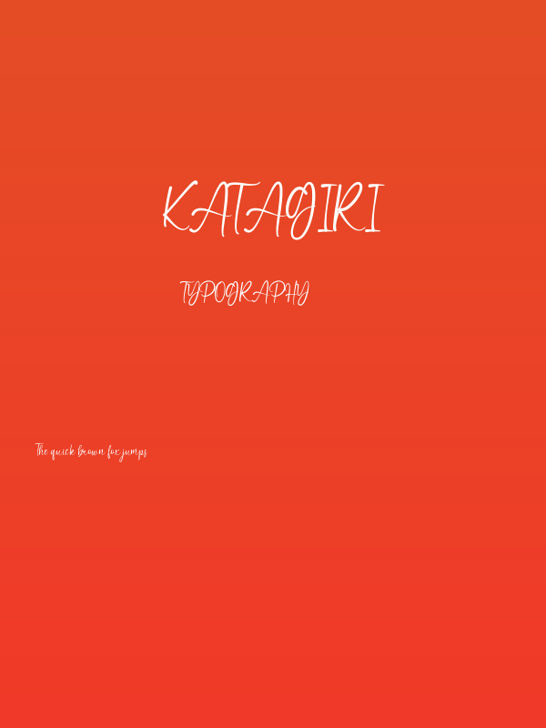 Katagiri Poster