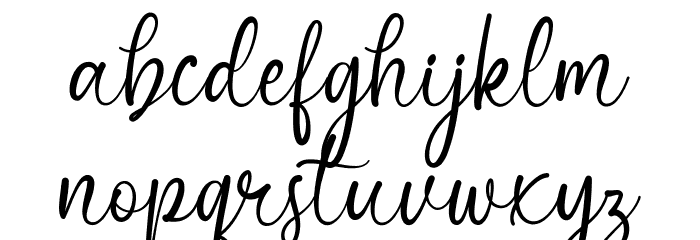 Katagiri Font LOWERCASE
